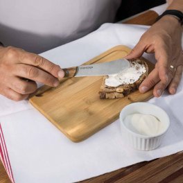 SET PLANCHE ET COUTEAU BAMBOU PERSONNALISABLE 'TARTINEUR'