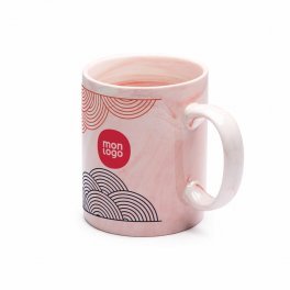 MUG CERAMIQUE PERSONNALISABLE 350 ML 'MARBRIO'