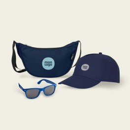 SET PERSONNALISABLE CASQUETTE BANANE LUNETTES 'FESTI'