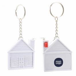 PORTE CLES PERSONNALISABLE METRE RUBAN 'DANO MAISON 1M'