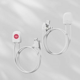 CABLE CHARGE CONNECTE BLUETOOTH® PERSONNALISABLE 'ICE TAG'
