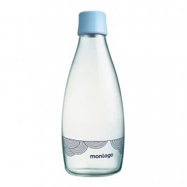 BOUTEILLE VERRE 800ML PERSONNALISABLE 'ORIGINAL 08'