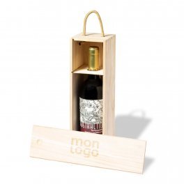 BOITE PERSONNALISABLE POUR BOUTEILLE DE VIN 'DAYNIT'