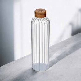 BOUTEILLE EN VERRE BOROSILICATE 1L 'CLEM'