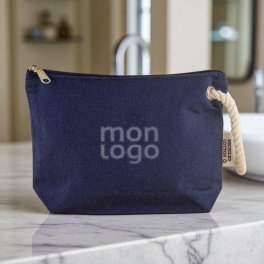 TROUSSE DE TOILETTE RECYCLE PERSONNALISABLE 'MILIE'