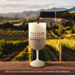 VERRE A VIN MIF PERSONNALISE 'BIOCUPVIN FRANCE' 18CL