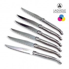 COFFRET PUBLICITAIRE DE 6 COUTEAUX EN MÉTAL LAGUIOLE® 'TARTAS'