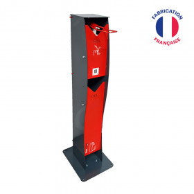 DISTRIBUTEUR DE GEL HYDROALCOOLIQUE MECANIQUE COUDE 5L 'ALEXINE'