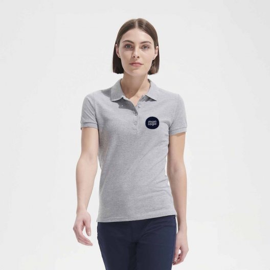POLO PUBLICITAIRE FEMME 'PEOPLE' COULEUR 210 GR/M²