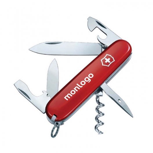 COUTEAU SUISSE PUBLICITAIRE 2 FONCTIONS 'SPARTAN'