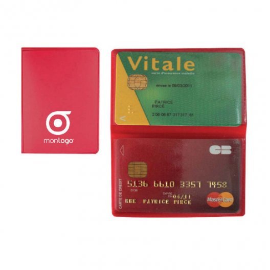 PORTE CARTES PROMOTIONNEL DOUBLE 'AUGUSTO'