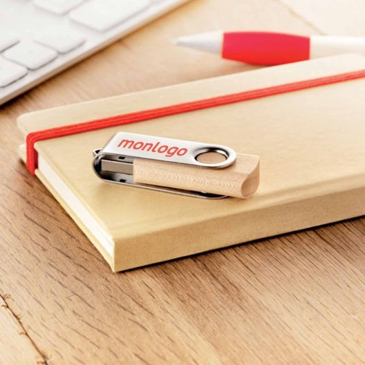 CLE USB PUBLICITAIRE 'TURNWOODFLASH'