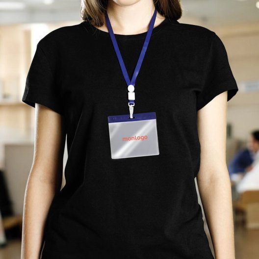 TOUR DE COU AVEC PORTE BADGE 'PICOBELLO'