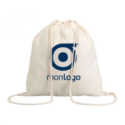 SAC À DOS PUBLICITAIRE EN COTON 'RHIDA' 100 GR/M²