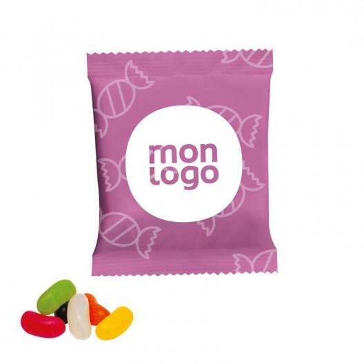 LOT DE 100 SACHETS DE BONBONS PERSONNALISÉS 'SWEETY' 