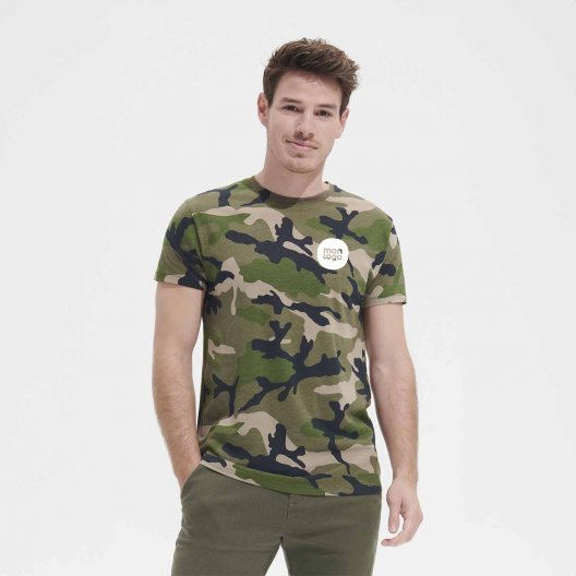 TEE SHIRT PERSONNALISÉ 'CAMO' 