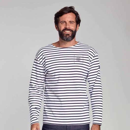 MARINIÈRE PERSONNALISEÉ HOMME MANCHES LONGUES ARMOR LUX® 'TUDY'