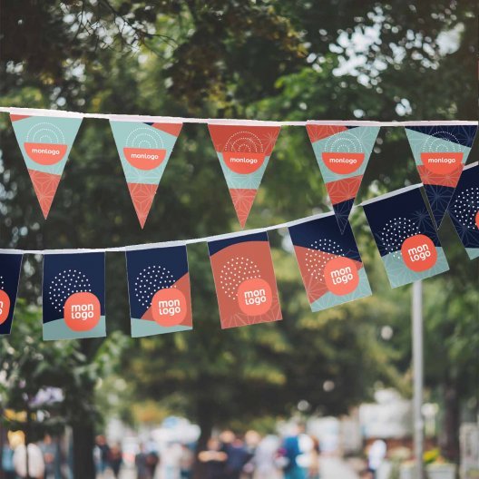 GUIRLANDE DE FANION PUBLICITAIRE 'FESTA'