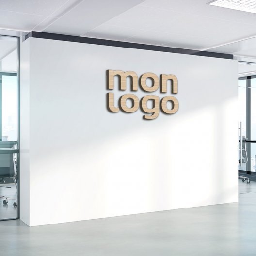 ENSEIGNE 3D PERSONNALISÉE EN BOIS 'FOREST'