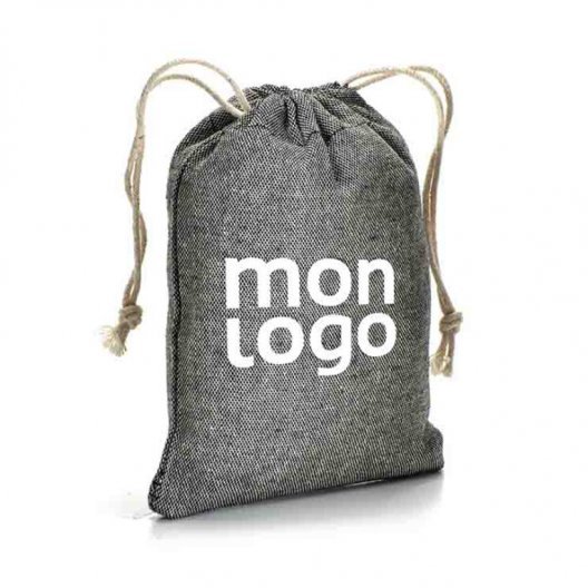 POCHETTE PERSONNALISÉE EN COTON 'SAKOULA RECYCLÉ' 150 GR/M²