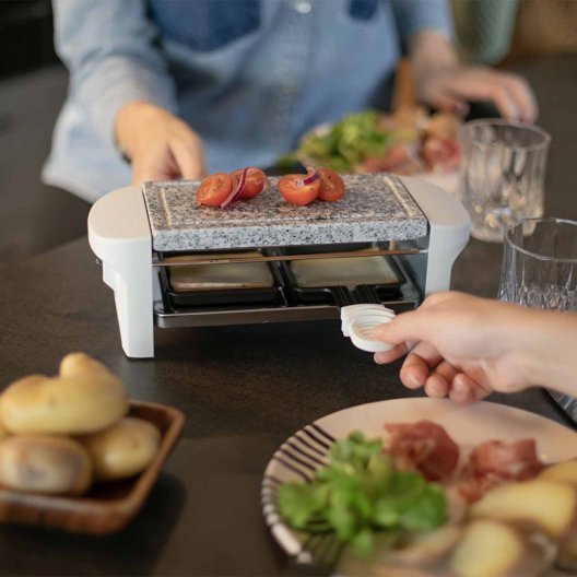 APPAREIL À RACLETTE PUBLICITAIRE 2 PERSONNES LIVOO® 'CHEESE DUO'