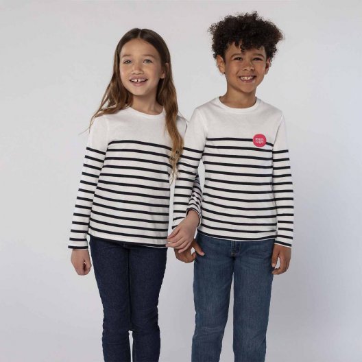 TEE SHIRT PERSONNALISÉ RAYÉ ENFANT 'MATELOT'