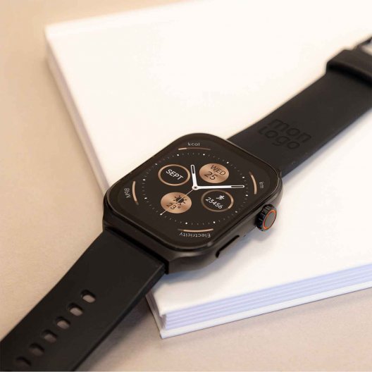 MONTRE CONNECTEE PERSONNALISABLE 'SPORTIVO'