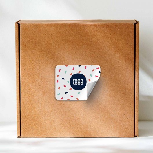 STICKERS RECTANGLE VINYLE PUBLICITAIRE 'KLISTER'