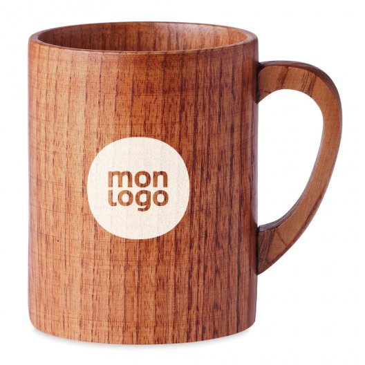 TASSE PERSONNALISÉE EN BOIS 'TENO'