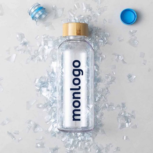 BOUTEILLE PERSONNALISÉE EN RPET 600 ML 'SOLARAX'