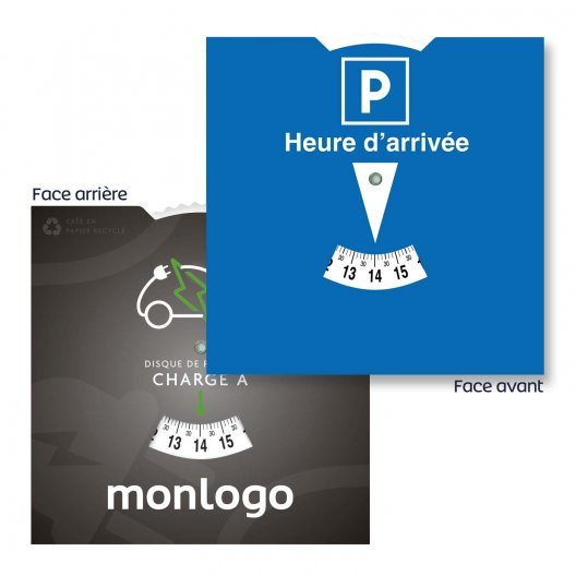DISQUE STATIONNEMENT PUBLICITAIRE 'APARKA ELEC'