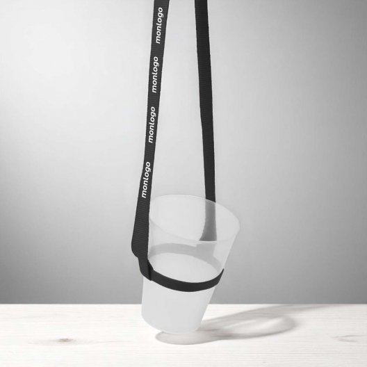 TOUR DE COU PERSONNALISÉ PORTE GOBELET 'LINY'