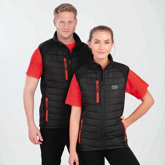 BODYWARMER PERSONNALISE MIXTE RESULT 'COMPASS'