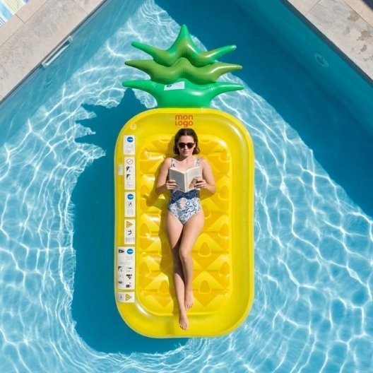 BOUEE GONFLABLE PERSONNALISABLE 'SOUSOULO ANANAS'