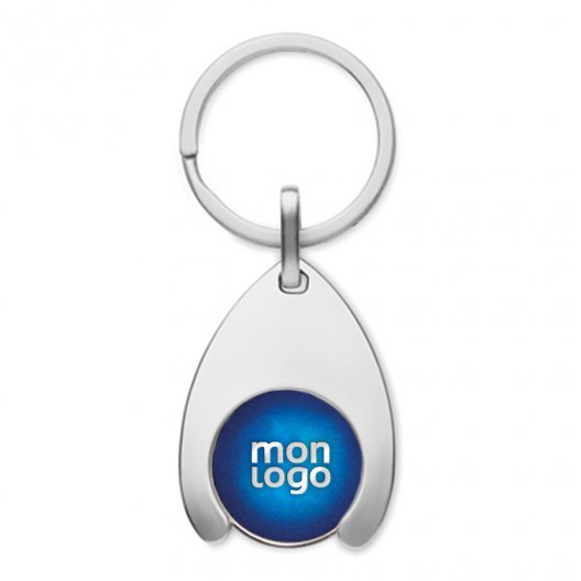 PORTE CLES JETON PERSONNALISE 'EUROMETAL PLUS SHAPE'