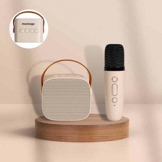 MINI KARAOKE BLUETOOTH® 5W PUBLICITAIRE 'KIKAO'