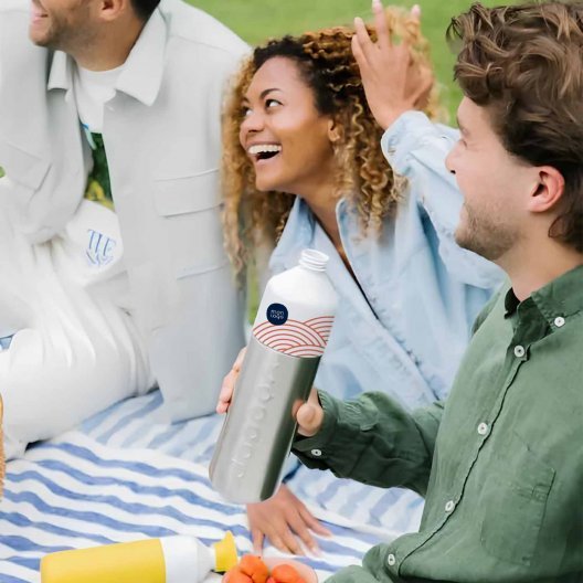 BOUTEILLE PERSONNALISÉE EN ACIER DOPPER® 1,1L 'LOSTRI'