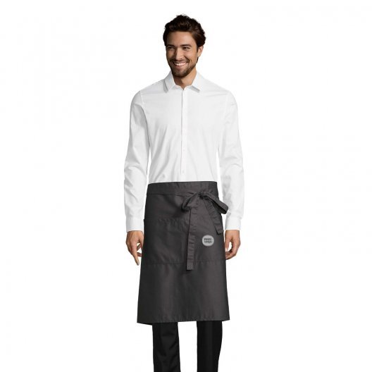 TABLIER PERSONNALISÉ MI LONG 'GREENWICH'