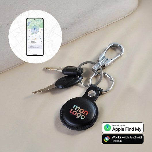 PORTE CLE GEOLOCALISABLE PERSONNALISABLE 'KEYFIND DUAL'