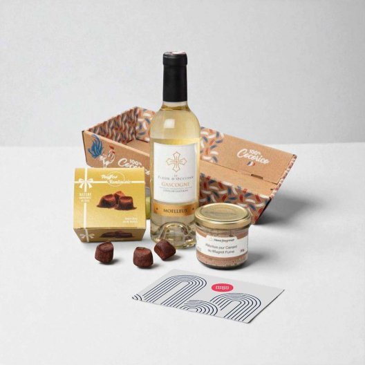 PANIER GOURMAND PERSONNALISABLE 'TRIO GOURMET'