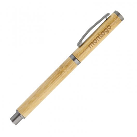 STYLO ROLLER PERSONNALISE 'SUROUTE BAMBOU'