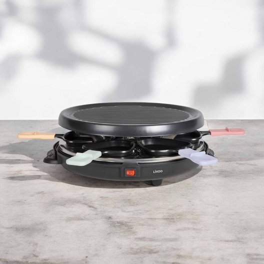 APPAREIL RACLETTE 6 PERSONNES PERSONNALISABLE  'MAROILLES' LIVOO®