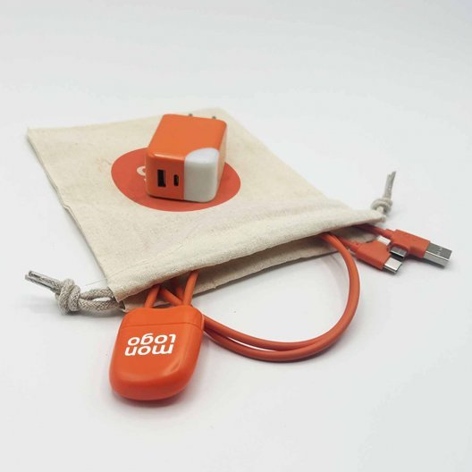 PACK CABLE ET PRISE PERSONNALISABLE 'ICE C ET ICE G'