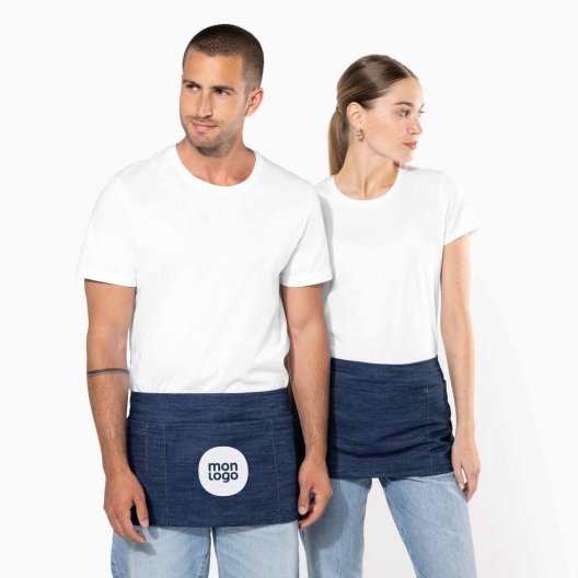 TABLIER COURT EN POLYCOTON PERSONNALISE 190G 'KARITAB'