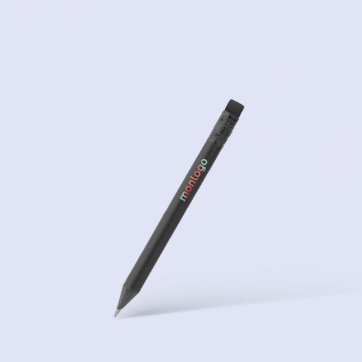 LOT DE 100 CRAYONS NOIR PERSONNALISABLE 'MINI ETHAN SHINE'