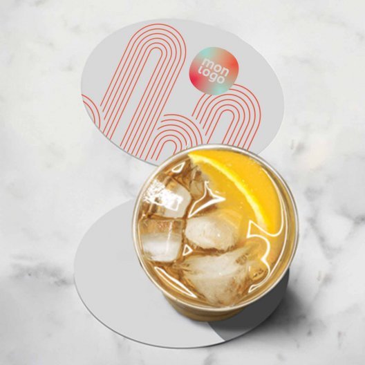 SOUS BOCK MIF EN VINYLE PERSONNALISABLE 'BINOU'