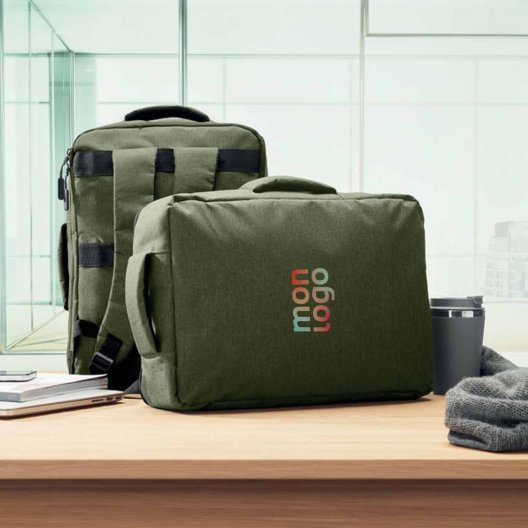 SAC A DOS ORDINATEUR 15" RPET PERSONNALISABLE 'LUBAS'