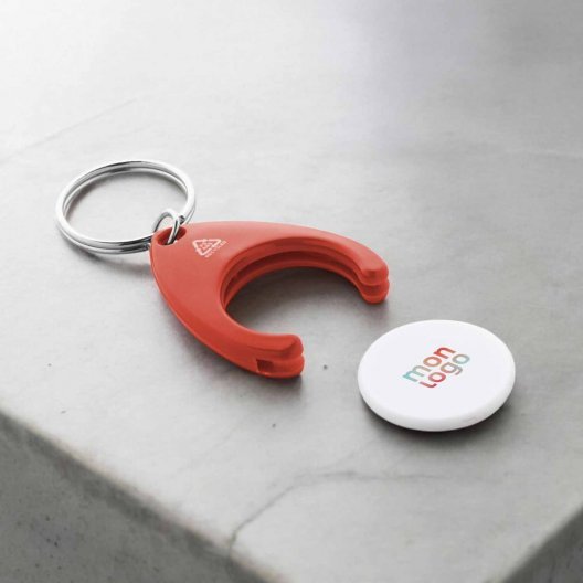 PORTE CLES JETON PERSONNALISABLE EN RABS 'CATCHOS'