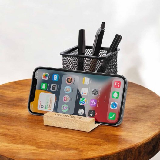 POT A CRAYONS SUPPORT TELEPHONE PERSONNALISE 'HONEST'