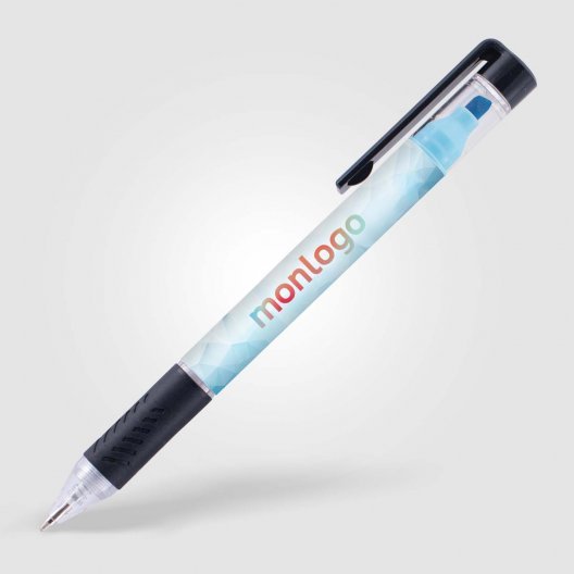 STYLO/SURLIGNEUR PERSONNALISABLE 'BERGUI BLACK'